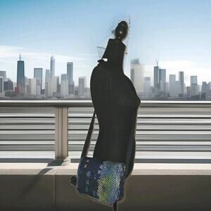 Kipling Nylon Crossbody Bag Multicolor 9x7x2